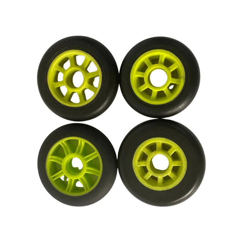 ACTAMID Nordic Rollerskic Replace Nylon Wheel 100X24MM MEDIUM SPEED INLINE SKATE WHEELS polyurethane wheels For Training.