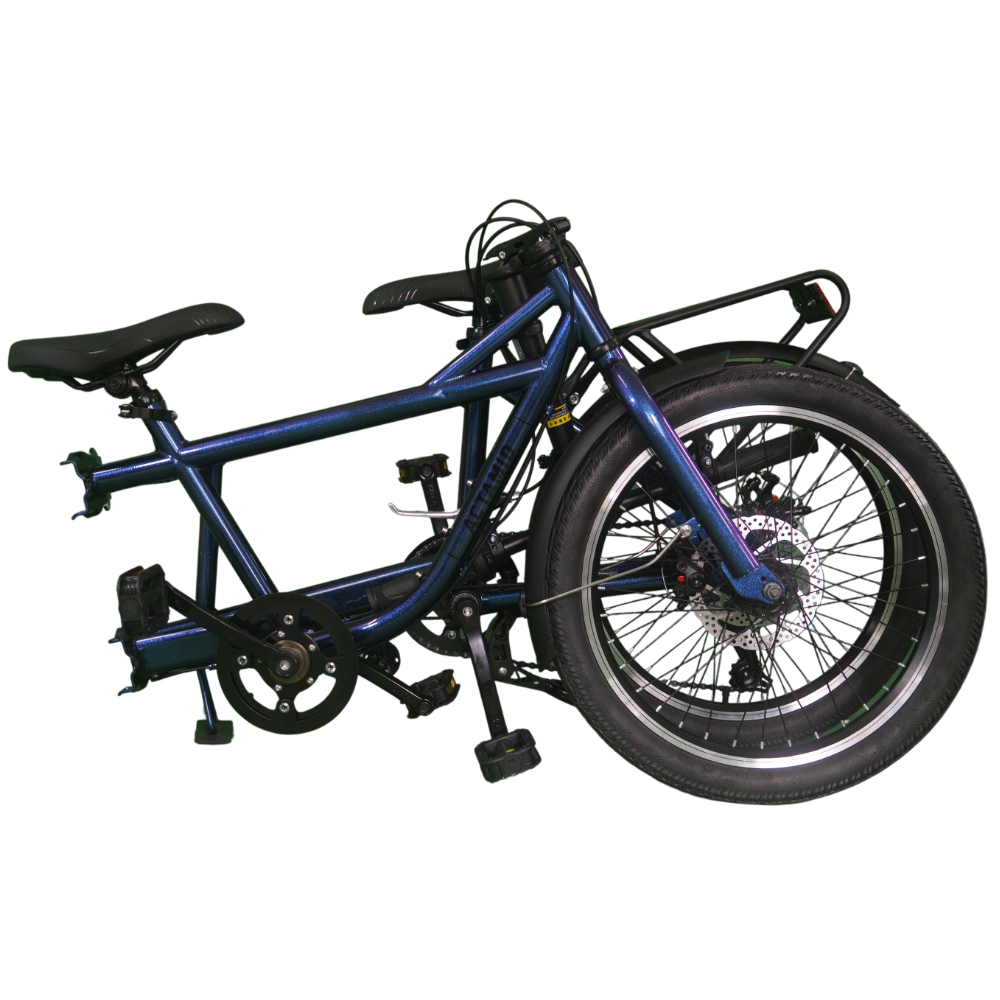 20 Inches Folding Tandem bikes 2-Seater Shimano 7 Speed Bike City Travel Tandem Bicycles