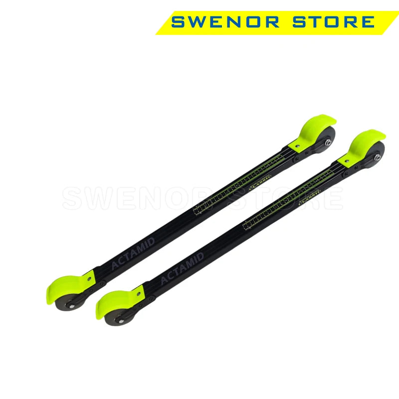 790mm Aluminum Alloy Classic Rollerskis board with rubber wheel high-strent roller skis cross-country ski training xc sking NNN